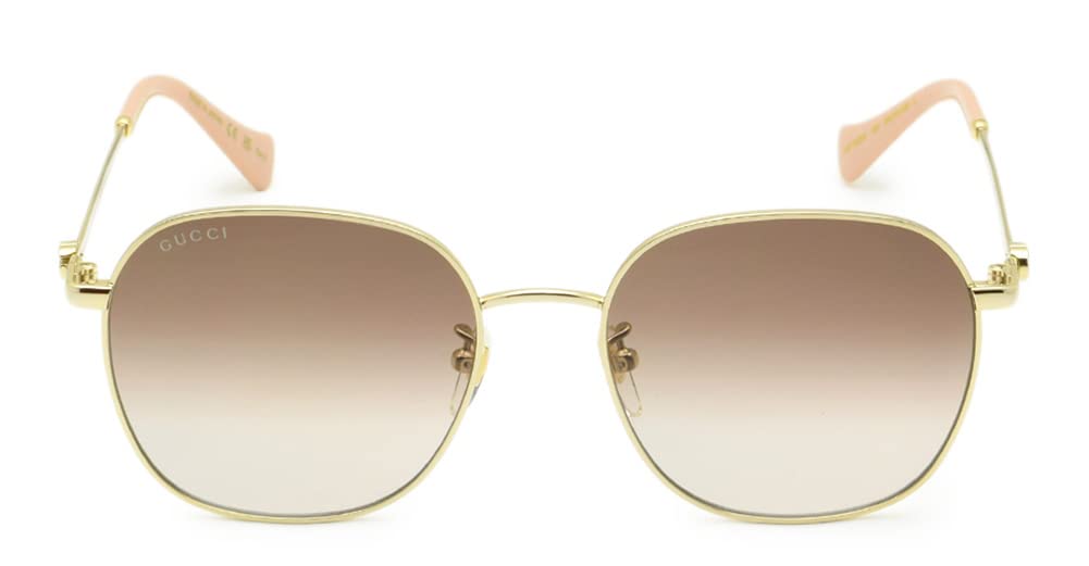 Lunettes de soleil pour femmes GG1142SA 002 Or Marron Dégradé [Gucci]