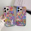 Lisa Frank Art Phone Case For IPhone 11 12 13 14 15 16 17 Pro Max PLUS Pro Wave Corrugated Silicone Case