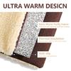 Self Warming Cat Mat Plush Thermal Dog Pad with Non-Slip Bottom Non-Electric Pet Warmer Pad with Removable Washable Cover for Indoor Outdoor Use