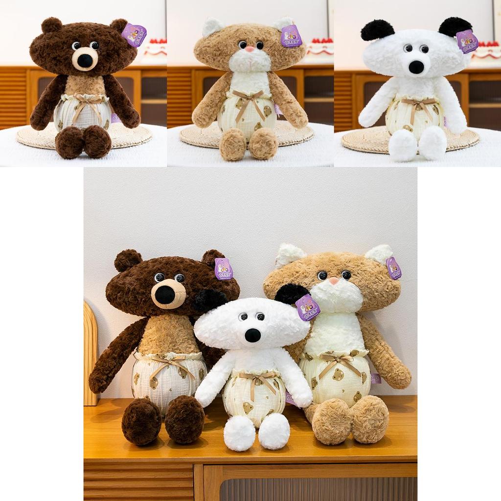 Plush Bear Animal Toy With Pp Cotton Filling For Kids And Adults