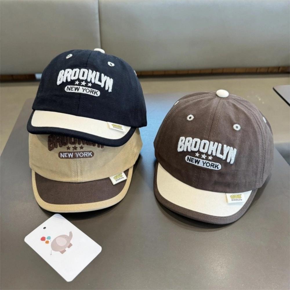 Short-brimmed Children Sunscreen Hat Cotton Baby Peaked Caps Casual Hip Hop Hats