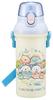 Skater Wasser Direkt Geschirrspüler Hergestellt in Sumikko Eisbär Kinderflasche, 480ml, Trinken, Kunststoff, Ein-Tasten-Bedienung, Sicher, Japan, Gurashi,