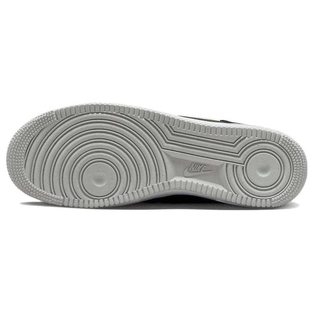 Nike Air Force 1 07 Swoosh רקום - נעלי סניקרס לגברים שחורות White Photon-Dust FJ4211-001