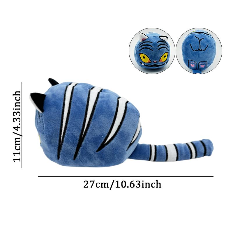 New Demon Tiger Plush Toy Hunters Kpop Soft Toy Blue Tiger Plushie Doll K Pop Stuffed Plushie Toy Christmas Birthday Gift