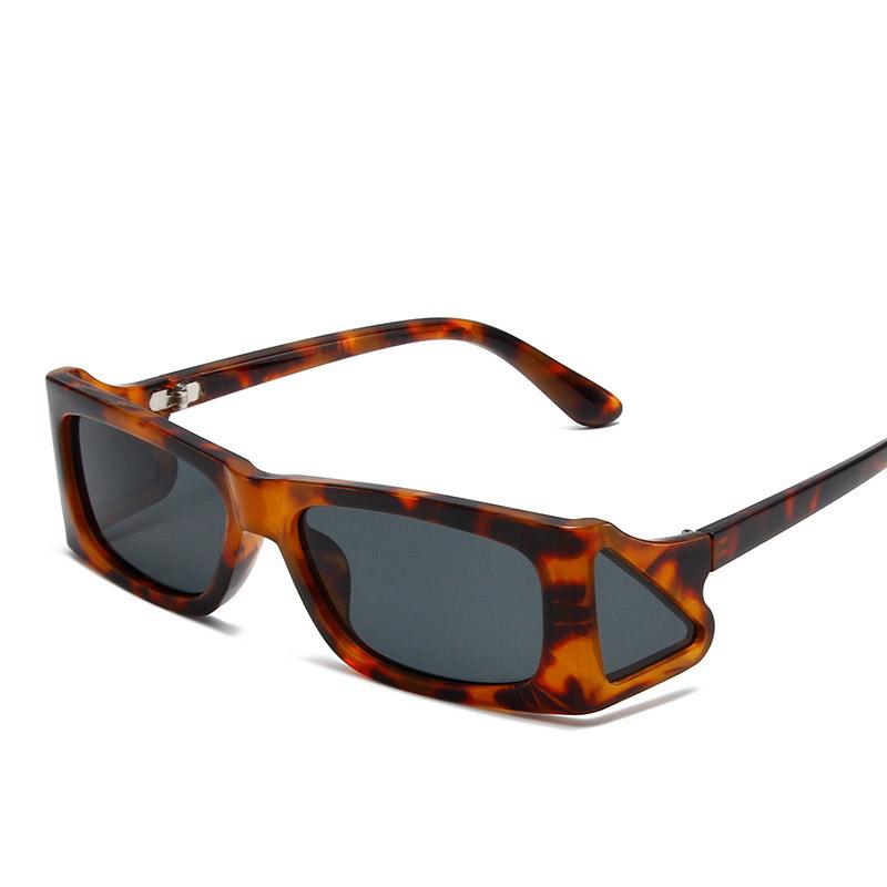 Non-polarized Punk Small Rectangle Goggle Sunglasses Women New In Fashion Luxury Brand Trendy Mask Sunglass Shield Shades for Male