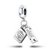 925 Silver Charms Shoes Pet Cat Dog Aircraft Dangle Charm Fit Original Bracelet Making Fashion Jewelry
