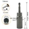 Sechskantnüsse 5,5-19mm Nuss Magnetisch Schraubendreher 1/4" Sechskantschlüssel Bohrer Bit Adapter Antriebsnuss Sechskantschaft Hülse