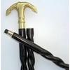 Vintage Brass Anchor Head Handle Design Wooden Cane Walking Stick Gifts Designer