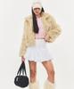 Romantics Balloon Fit Cotton Mini Skirt White