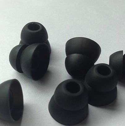 5 Pairs Two Layer Silicone Earbud Eartips Cover Cushions Replacement for In-Ear Earphone Headphone Earplug Ear pads M size