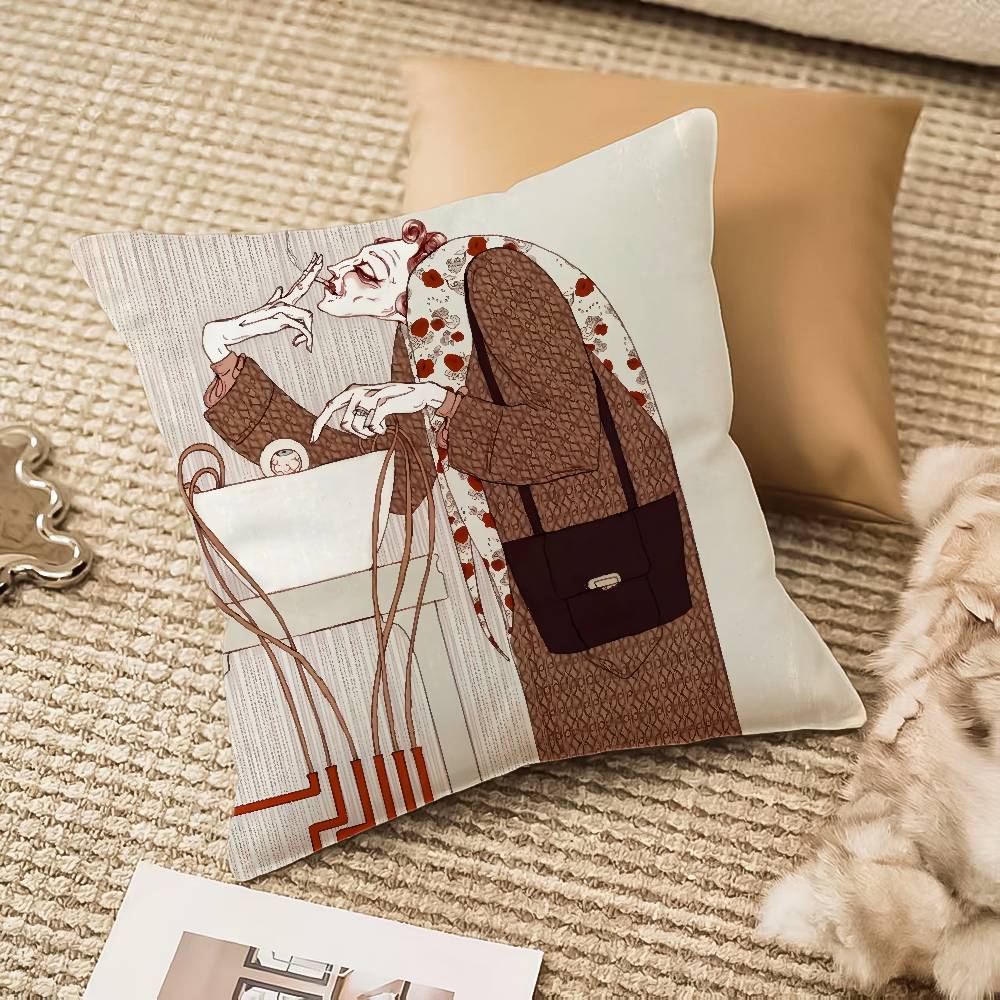 Strange Stories Pillow Case Anti-dustmite Invisible Zipper Sofa Bed