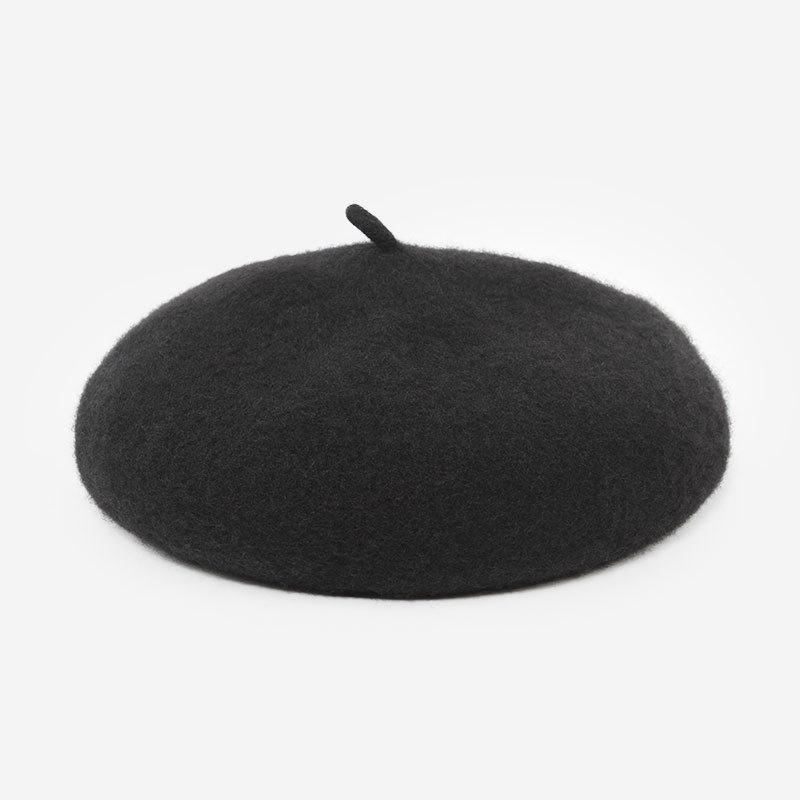 Wool Felt Beret Women British Style Girls Beret Hat Lady Solid Color Winter Hats