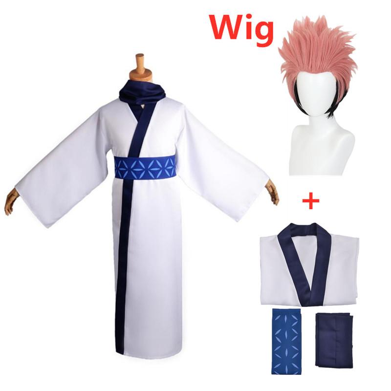 Jujutsu Kaisen Ryomen Sukuna Cosplay Costumes Adult Men Women Outfits Japan Kimono Hanfu Halloween Anime Clothing