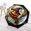 Halloween Pumpkin Witch Hat Wooden Sign Decoration Umbrella, Christmas Gift Y119