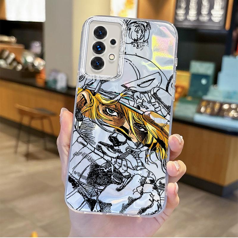 Hot JoJo Steel Ball Run Phone Case For Samsung Galaxy S25 S24 S23 S22 S21 Plus Ultra A73 A72 A71 A55 A54 A53 Hard Non-Slip Cover