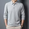 Polo Business Casual à Manches Longues pour Homme T-shirt Été Haut Confortable