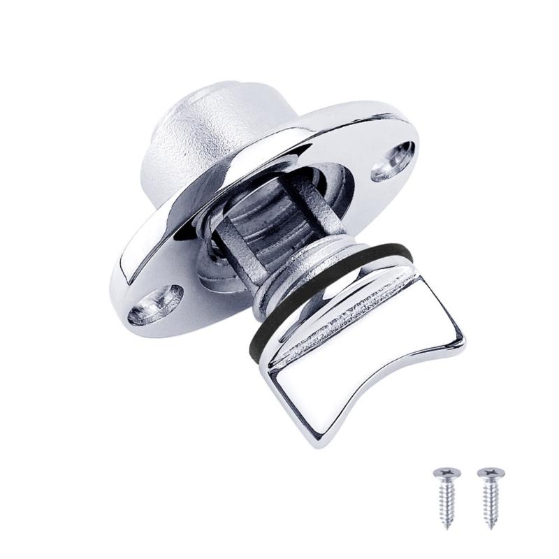 Boat Canoe Thread Bung Fit 25mm Hole Universal Stainless Steel Boat Transoms Garboard Drain Plug with O Seal Ring