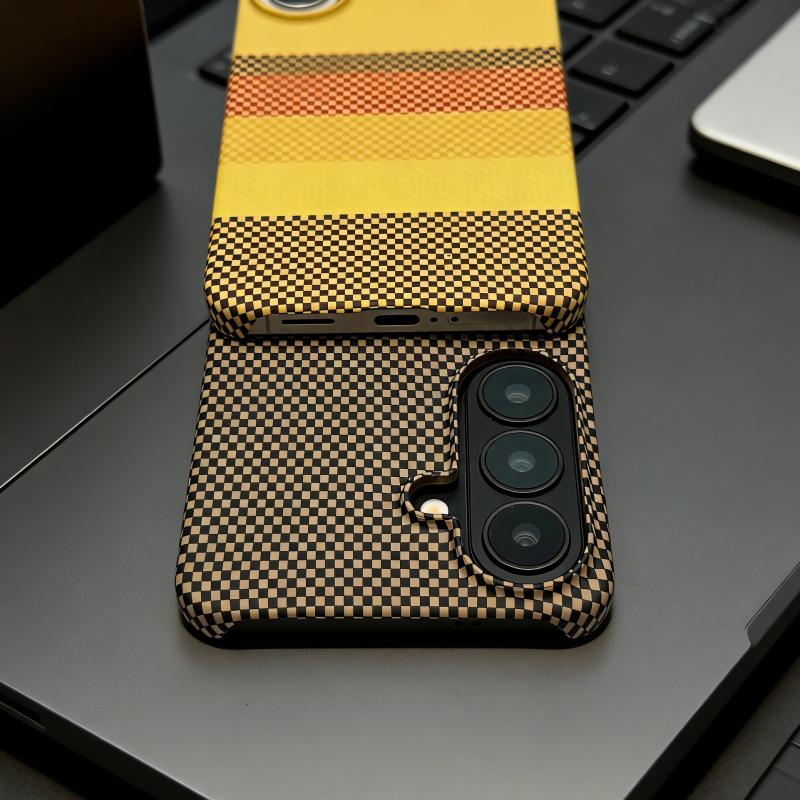 Luksusowe Ultra cienkie Magnetyczne Etui z Włókna Węglowego na Telefon do Samsung Galaxy S26 S25 S24 S23 Plus Ultra FE Bezprzewodowe Ładowanie Cienkie Pokrowiec