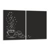 Glass Stove Protector 2x40x52 Coffee