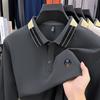 Men's Polo Shirt Exquisite Bear Embroidery Long Sleeve T-Shirts Autumn Durable High End Fashion Men'swear