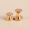 10sets DIY Hats Decoration Nail Scrapbooking Garment Brass Nail Rivets Screw Cloth Button