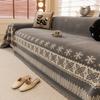 Chenille Cat-Proof Flowers Cats Sofa Cover Full Coverage Non-Slip Couch All-Season Universal Couch Camping Blanket Dust Guard
