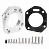 Dual Throttle Body Adapter Anodized Strong Sealing RBC RRC Manifold Flange Replacement For Acura K20 K24 Engine
