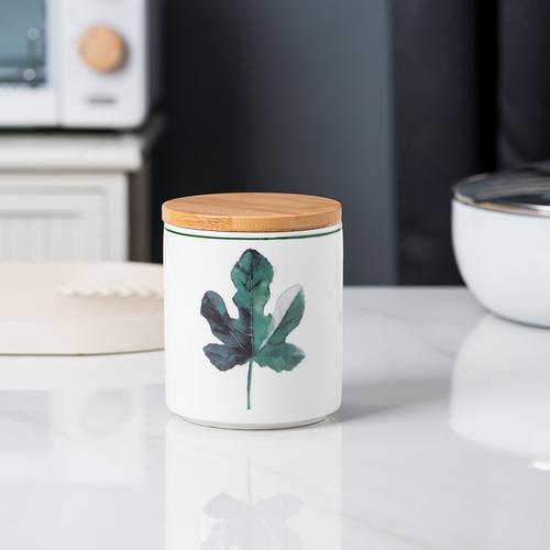Food Grade Sealed Jar Ceramic Storage Jar Household Kitchen Grains Storage Jar Nut Tea Coffee Storage Box/collection Utensils