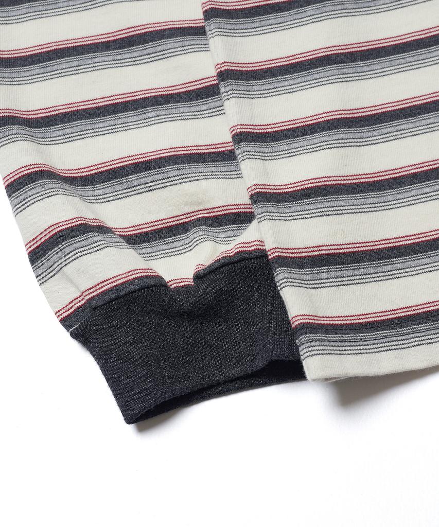 ESFAI Multi Stripe L/S T-Shirt (Charcoal)