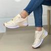 Fashion Women's Walking Mesh Sneakers Patchwork Walking Flat Shoes for Lightweight Female Trainers Classic Versatile Zapatillas De Mujer