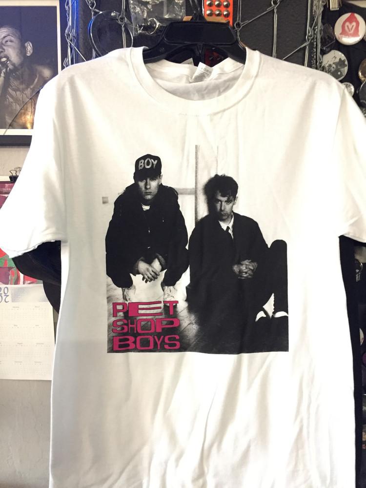 Pet Shop Boys Gift For Friends White T-Shirt Cotton All Size