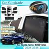 For Toyota Harrier Xu80 Venza Accessories - Car Mesh Sunshade Magnetic Window Anti Uv Visors Windshield Cover Parts