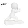 Talos Burr-free Doorstop, 3D Printed Stable Door Stop, One-Piece Molding Stopper, Kicking Man Design Doorstop Protects Walls Furniture
