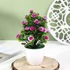 Artificial Hibiscus Flower 25pcs Miniature Potted Plants For Indoor Decor And Scene Setting