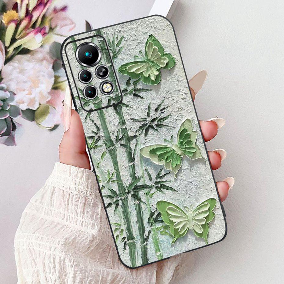 New Design Phone Case For Infinix Note 11 Pro 11S X697 X698 X663 Black Silicone Soft Back Cover For Infinix Note11 11S 11Pro