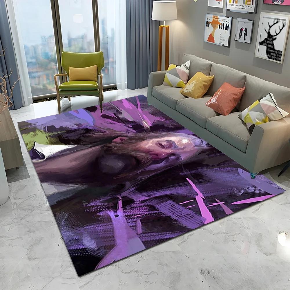 Disco Elysium Game Gamer Cartoon Tapijt Vloerkleed voor Huis Woonkamer Slaapkamer Bank Deurmat Decoratie, Kind Speelgebied Tapijt Antislip Vloermat