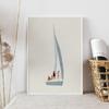 Swim Diverse Women Abstract Wall Art Prints Nordic Sailboat Beach Poster Swimming Pool Canvas Painting Picture Living Room Decor