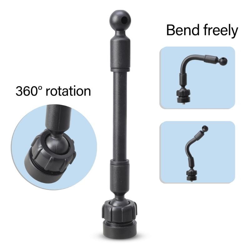 17mm Ball Adapter Phone Mount Extension Ball Mount Navigation Holder With 360 Degree Rotation Adjustable Angled