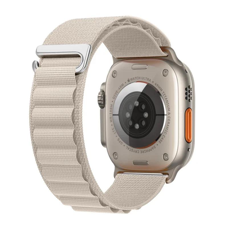 Bracelet Boucle Alpine Pour Apple Watch Ultra 3 Bracelet 49mm 11 10 9 8 7 46mm 42mm 45mm 41mm Sport Nylon Bracelet iWatch 6 5 SE 44mm Ceinture