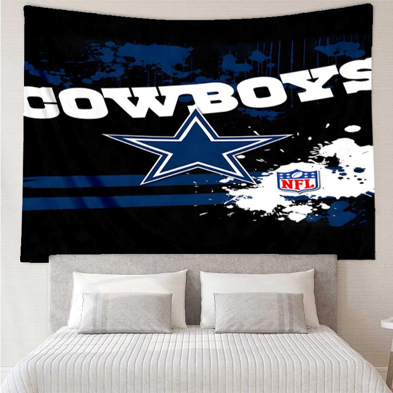Cowboys Team Logo Tapestry Hanging for Bedroom,Livingroom, Playroom,Decor Art Room Wall Tapestry Holiday and Birthday Gifts