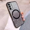 Applicable To OPPOReno12Pro Mobile Phone Case Magnetic Suction Electroplating Gradual Change Glitter A58 Simple 3A79 New Anti-drop Cover