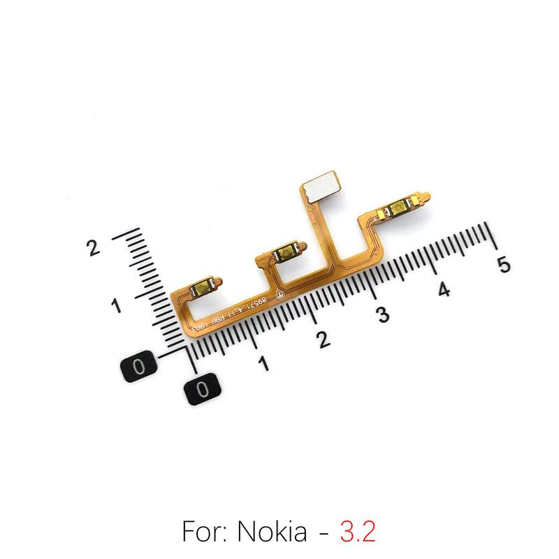 For Nokia 2 1.3 1.4 2.1 2.3 2.4 3.1Plus 3.2 3.4 5.4 4.2 Power Button Volume Flex Cable OnOff