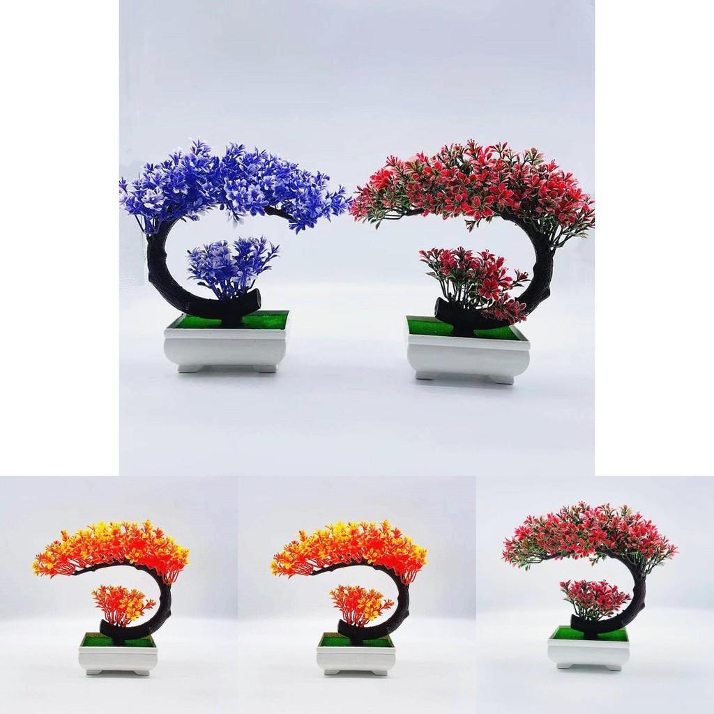 Pinus Hwangshanensis Künstlicher Bonsai Plastiktopf Dekorative Pflanze Für Wohnzimmer
