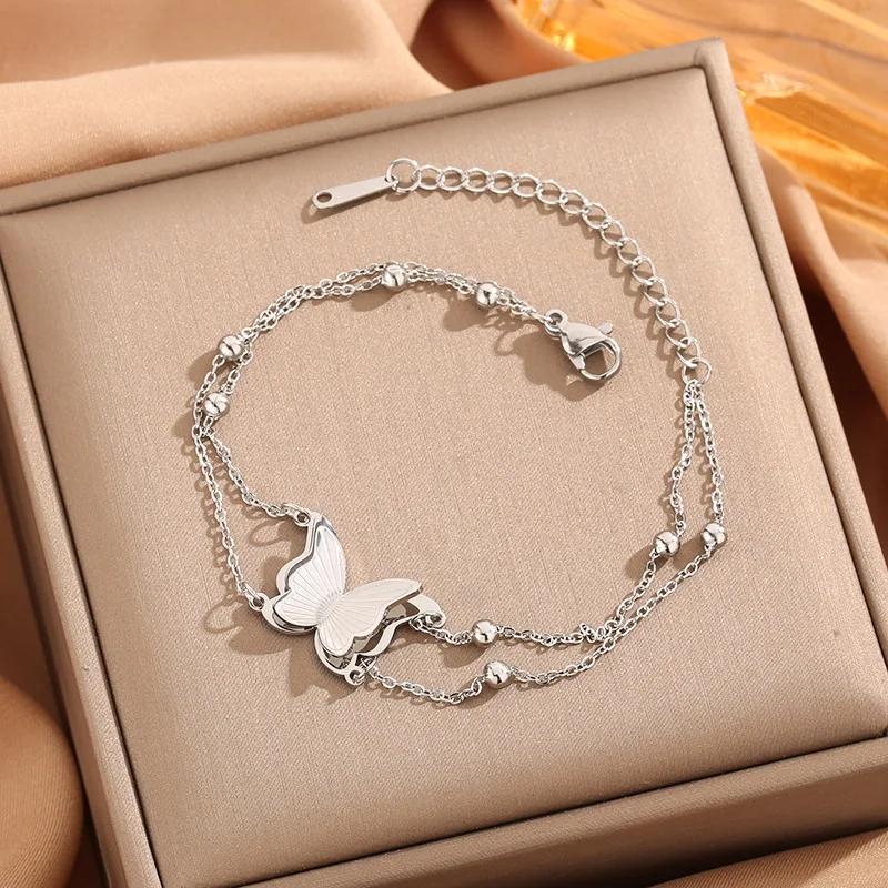 Hot Sale Exaggerate Individuality Metal Smooth Surface Water Drop Bangle for Woman Adjustable Bracelet Paty Jewelry Daily Wear
