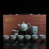 Chaxun Ge Kiln Ceramic Tea Set - 10-Piece Beauty Pot Edition