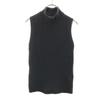 No Sleeve Knit M Charcoal Gray Sweater Women Used
