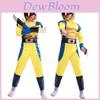 Breathable And Skin-friendly Wolverine Superhero Jumpsuit For Kids Boys And Adults Cosplay Events