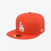 New Era Mlb La Dodgers Basic Fitted Cap Orange 15131703