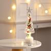 Glowing Christmas Tree Tabletop Ornaments Led Christmas Tree Windows Display Decor Festival Atmosphere Led Night Lights Gift