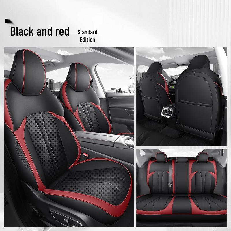 DJGY XPeng P7 Car Seat Cushion Cover - Sport Leather, All-Season Pad